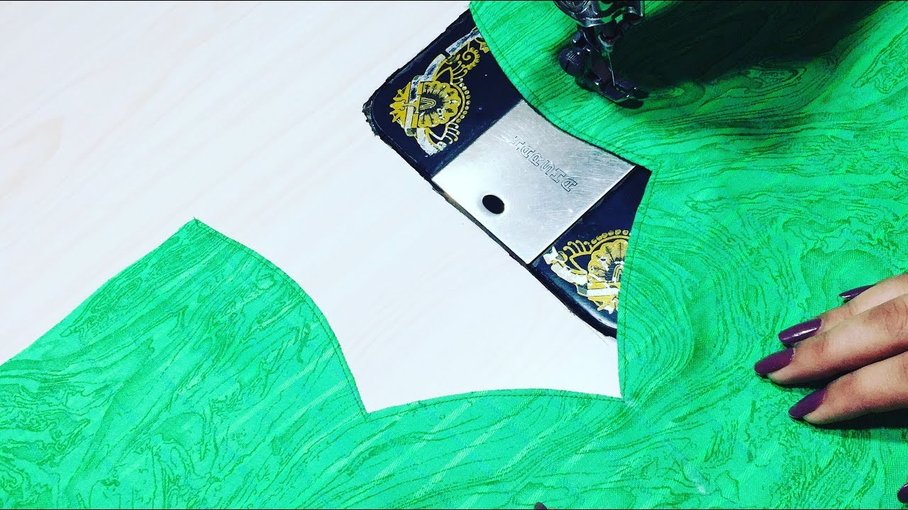 Как идеально выкроить и сшить переднюю часть горловины — Основы