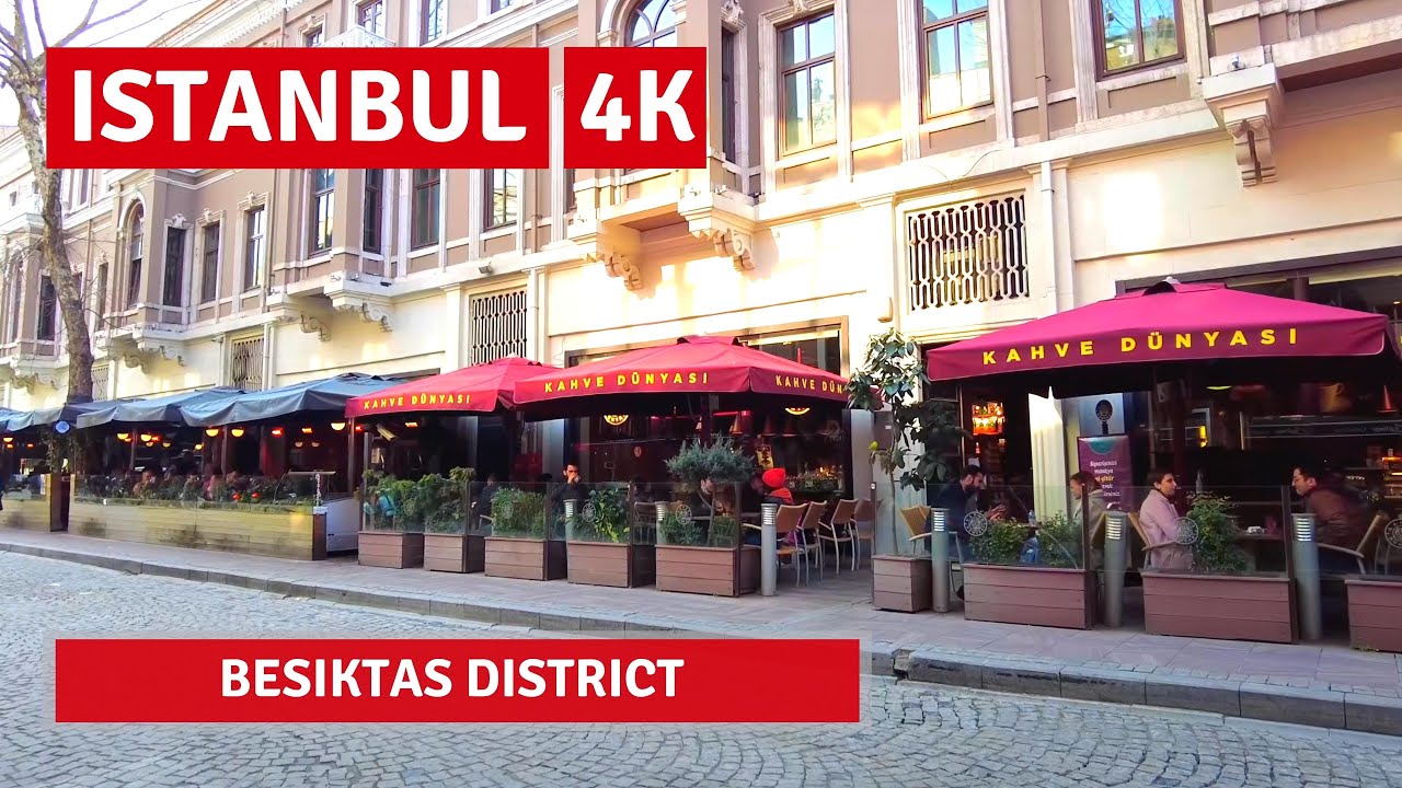 Istanbul 2022 Besiktas Walking Tour 8 March |4k UHD 60fps