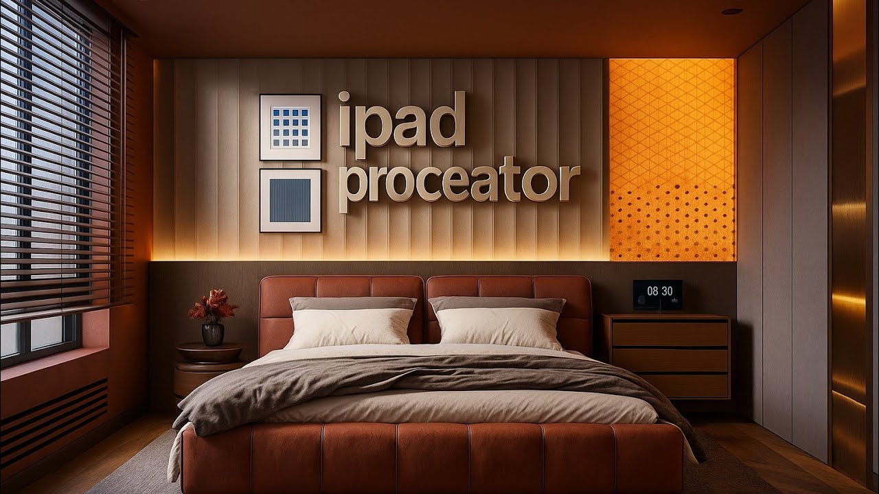 Mind-Blowing Bedroom Design Drawn on iPad Procreate! #procreateinterior