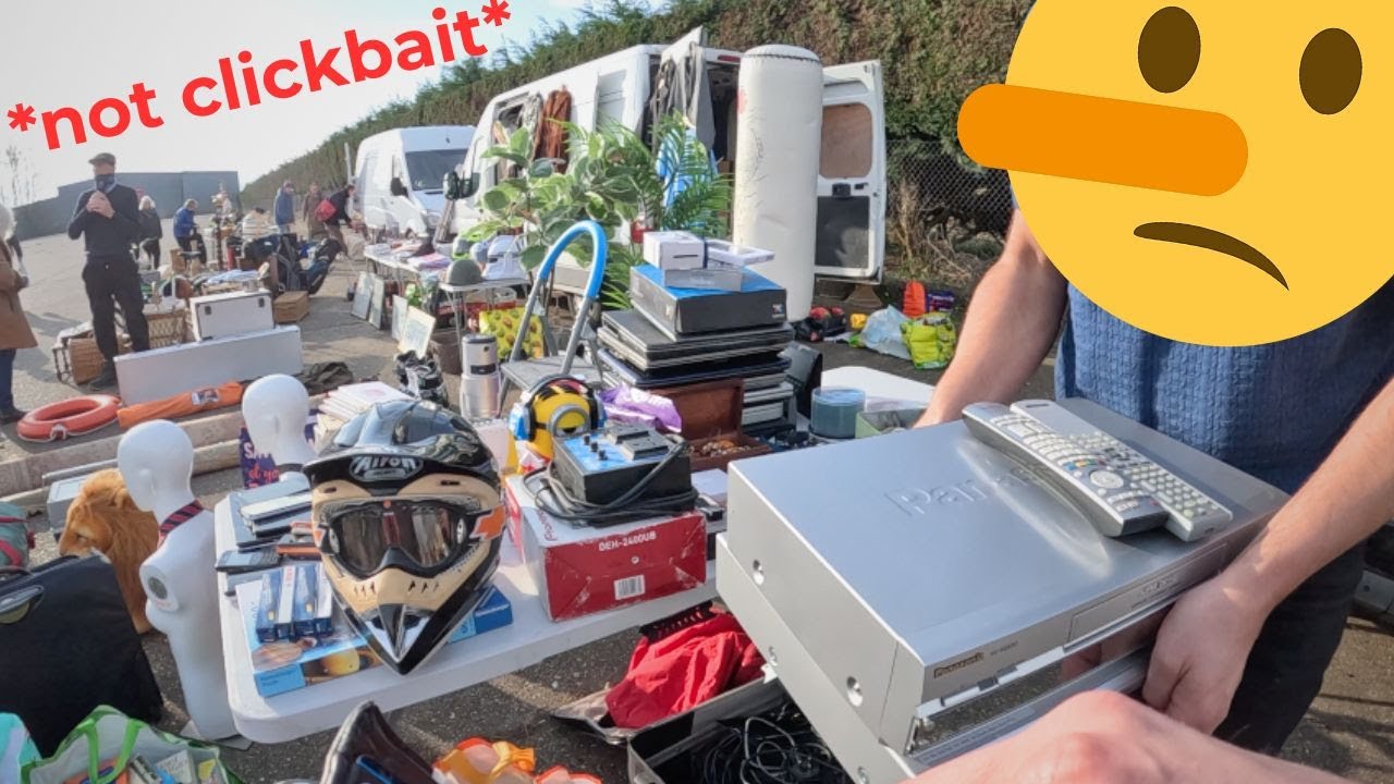 I got scammed at the Car Boot Sale.