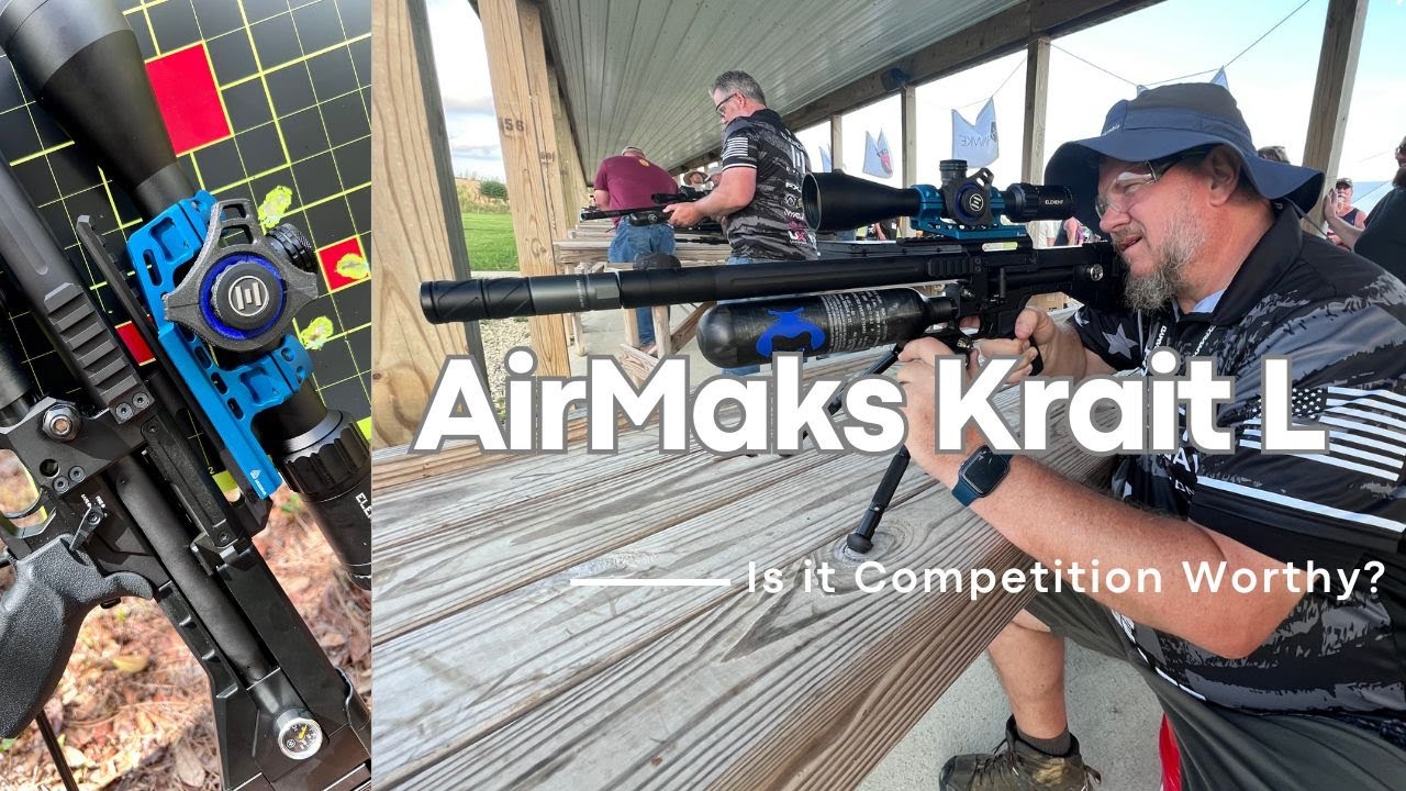 Bench & Field Review of the AirMaks Arms Krait L PCP Airgun in .22 cal - A Competition Contender?