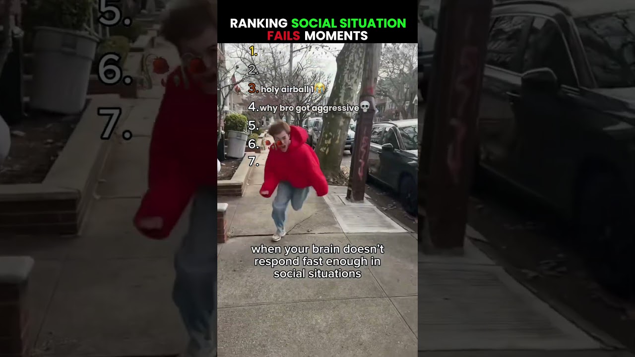 Ranking social situation fails moments✌️.