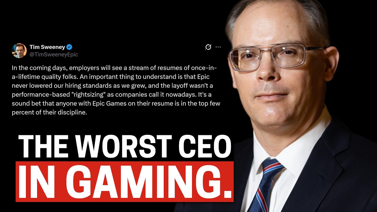 Tim Sweeney Fired 1000 Fortnite & Epic Games Devs... Then Insulted Them With THIS.