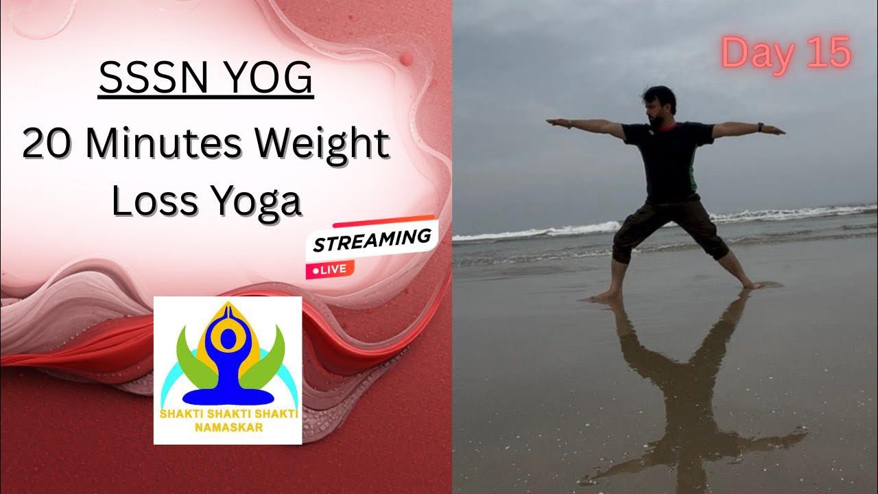 🔴 LIVE  🔴 Yoga for Weight Loss | 20 Min Full Body Fat Burn | Meditation for Stress Relief