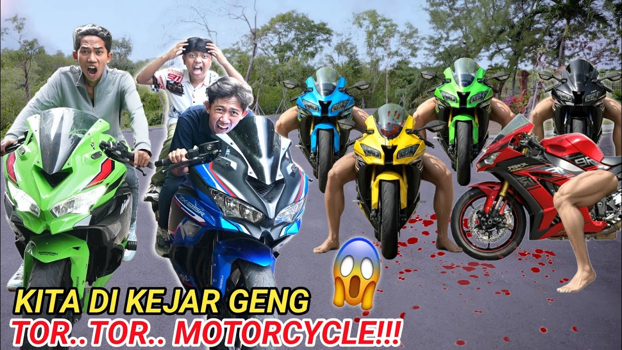 GAWAT!! ARIK SAPUTRA DIKEJAR GENG TOR TOR MOTORCYCLE WARNA WARNI SAAT TOURING?? | Mikael TubeHD