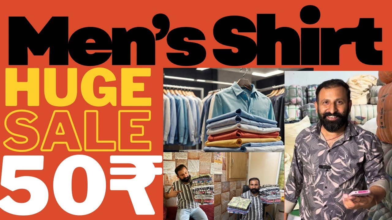 सबसे बड़ा एक्सपोर्ट सरप्लस का गोदाम । पानीपत सरप्लस वेयरहाउस MENS Official Cotton Shirt 👔 Usedcloth