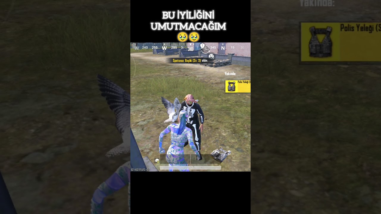 BU İYİLİĞİ UNUTMAYACAĞIM 🥹 #pubgmobile #pubg #pubgshorts