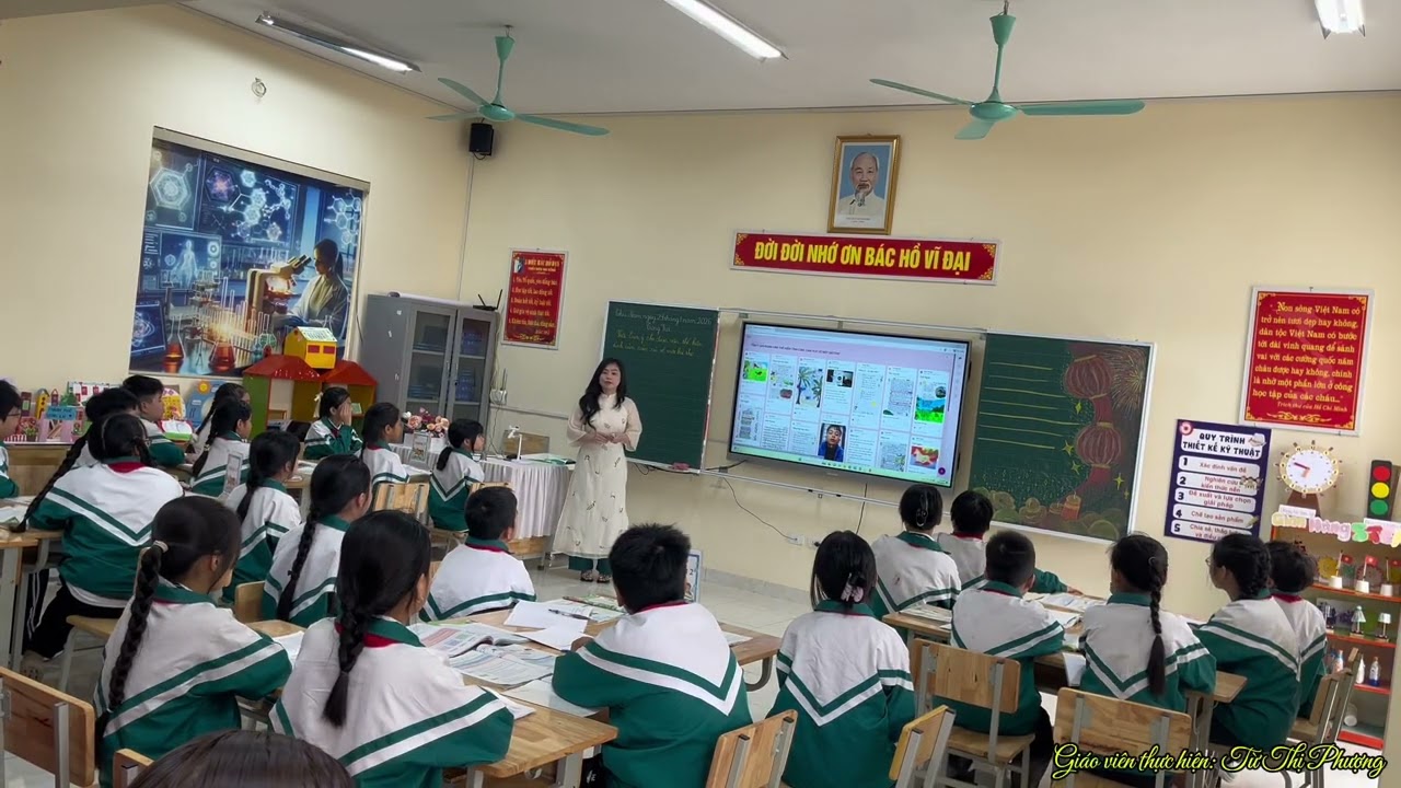 Chuyên đề cấp xã môn Tiếng Việt 5 do cô giáo Từ Thị Phượng đi tiếp thu Thành phố và thực hiện lại