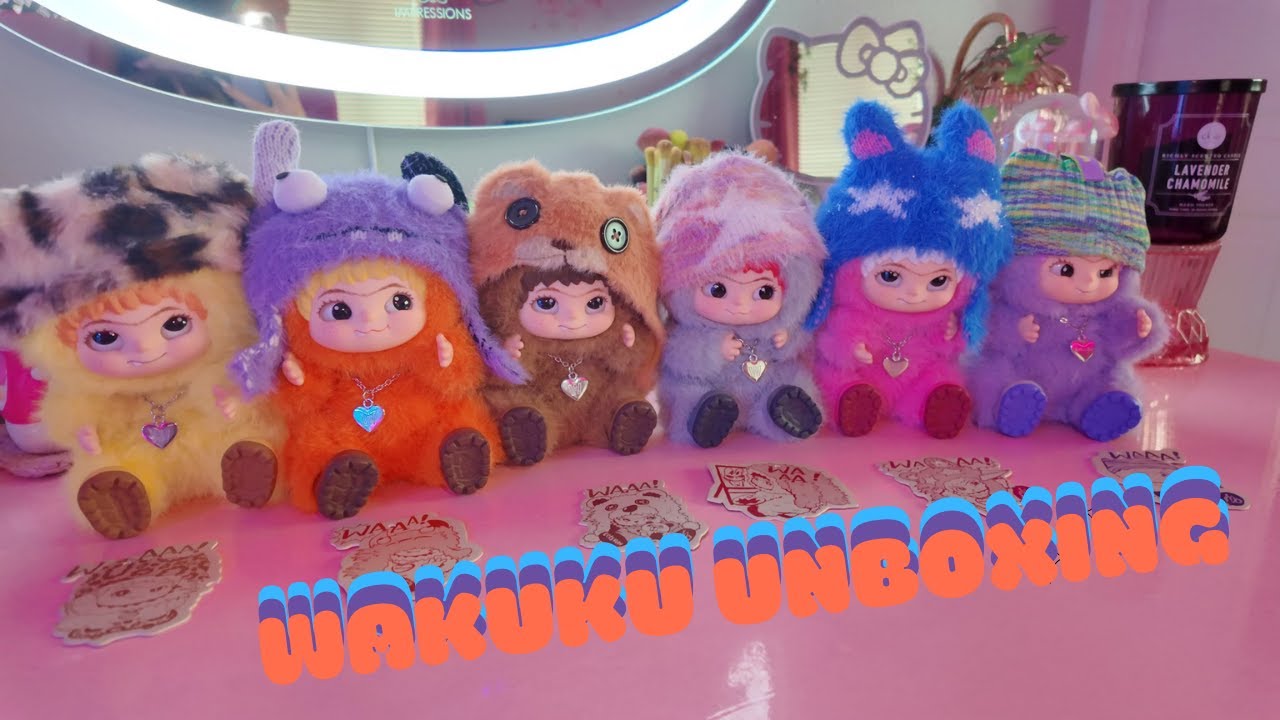 💿 Are WAKUKUS the New LABUBUS?! Unboxing Back to Y2K Series Blind Box 🦋