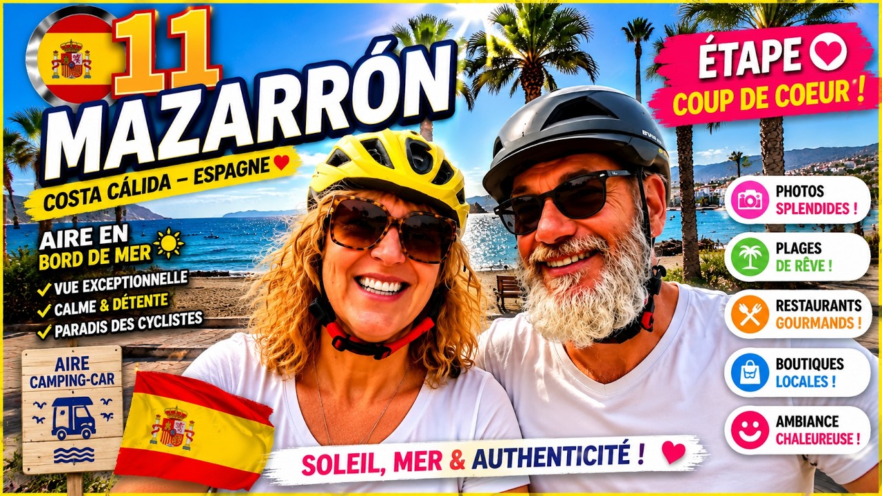 MAZARRON : la playa, les nuitées #campingcar #vanlife #espagne