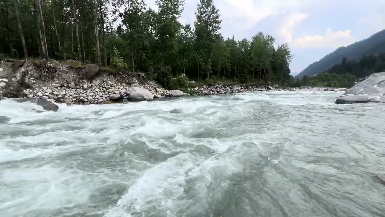 Beas river ASMR natural sounds