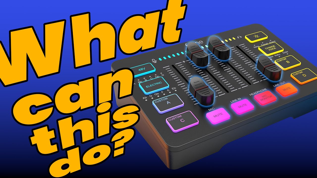 Fifine Gaming Audio Mixer SC3 — что он вообще умеет?