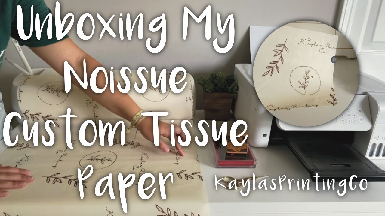 Unboxing My Noissue Custom Tissue Paper