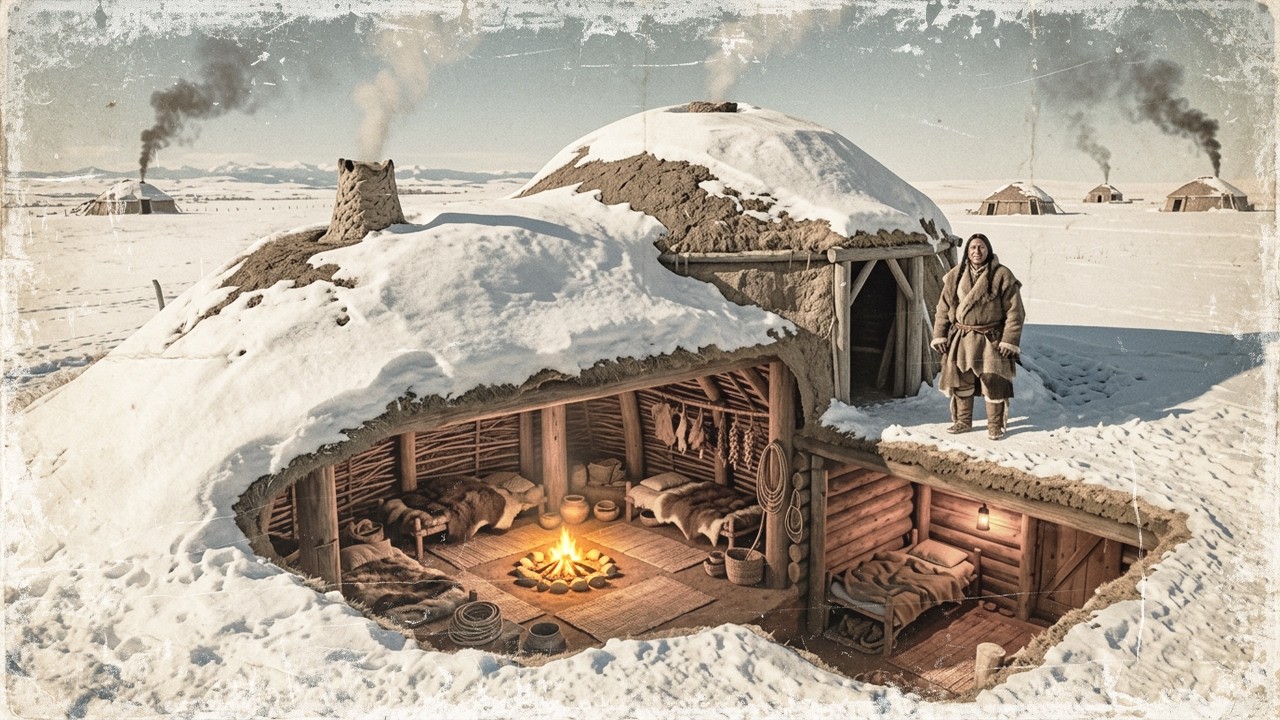 They Mocked Her For Building Earth Lodges On The Open Prairie &ndash; Until Winter Came During a Blizzard