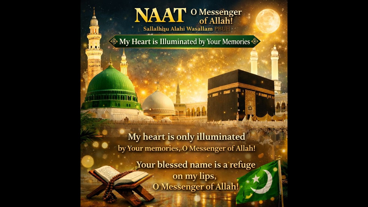 نعتِ رسولِ کریم ﷺ | دل میں ہے تیری یادوں کا اجالا