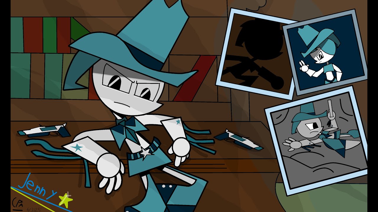 Teenage Robot| Cowboy X-J9 Fan Animation short. 10 Subscribers special!