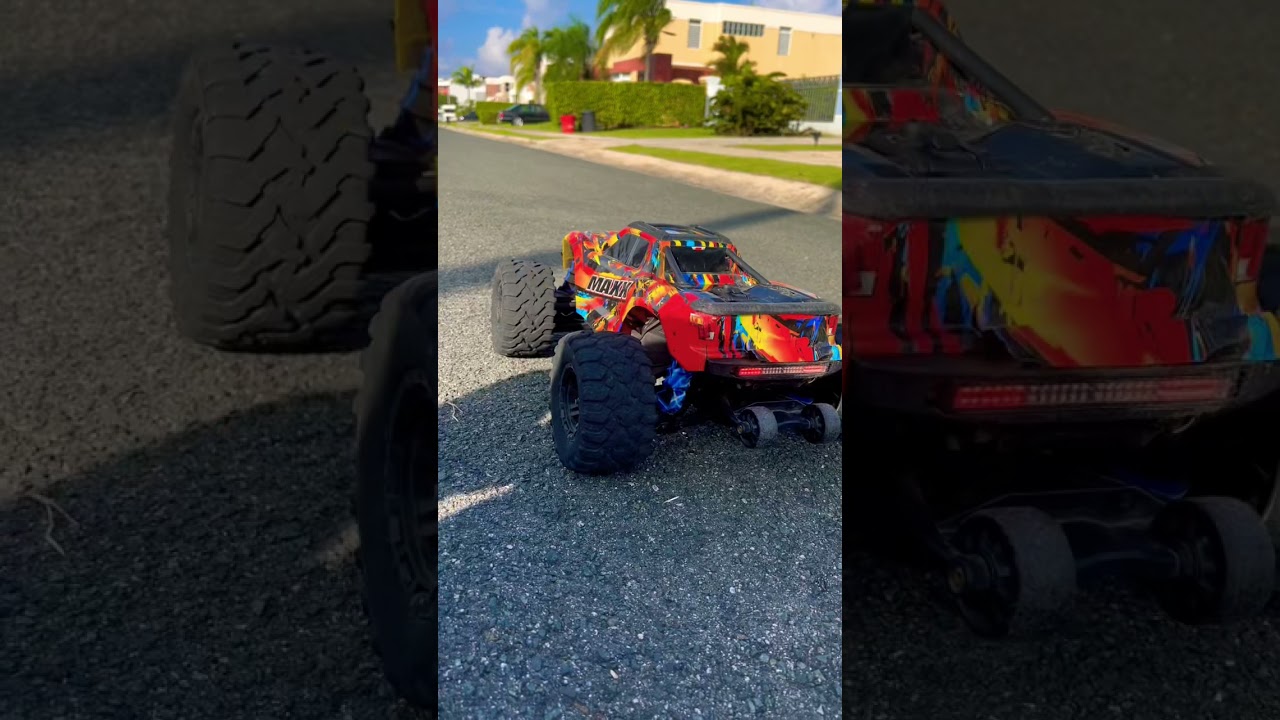 Traxxas Maxx 4S Wheelies! 
