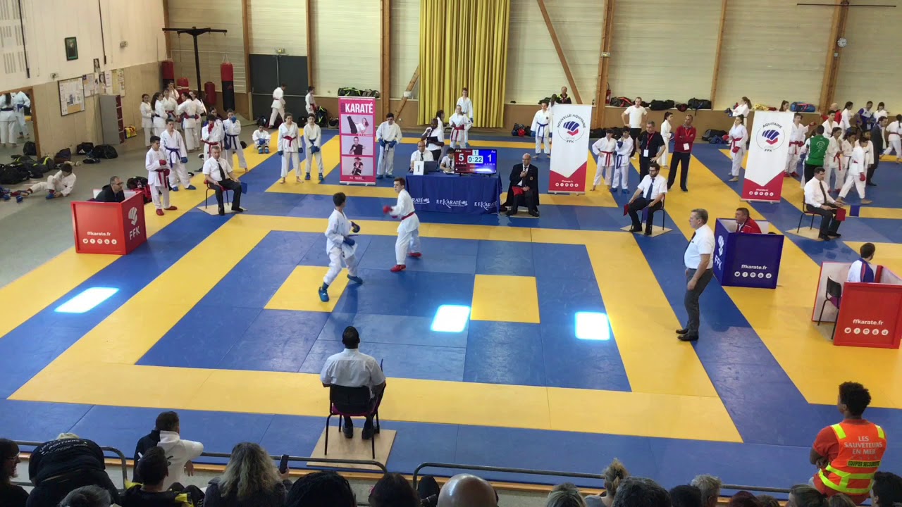 Championnat ligue nouvelle Aquitaine Florent combat 1