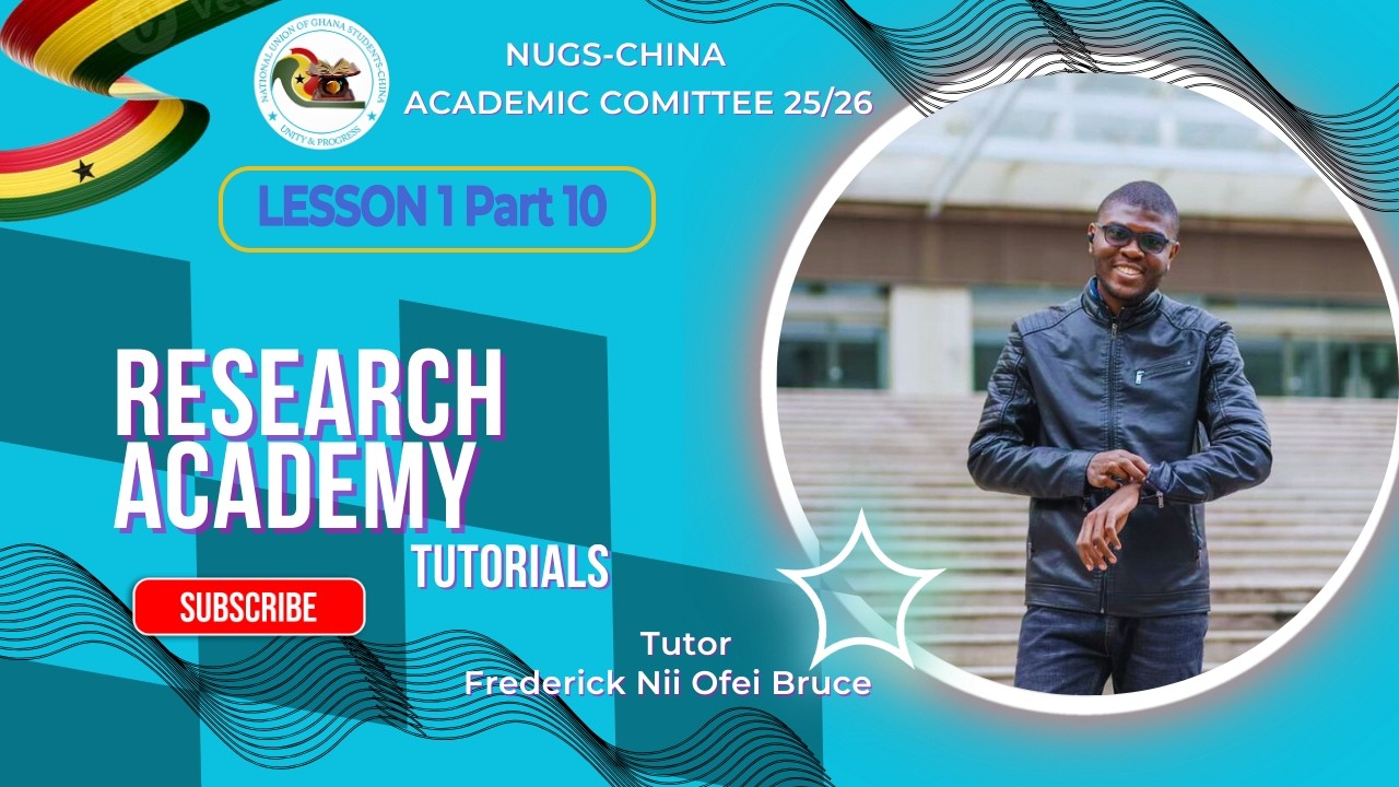 Research Academy Lesson 1 (Part 10)