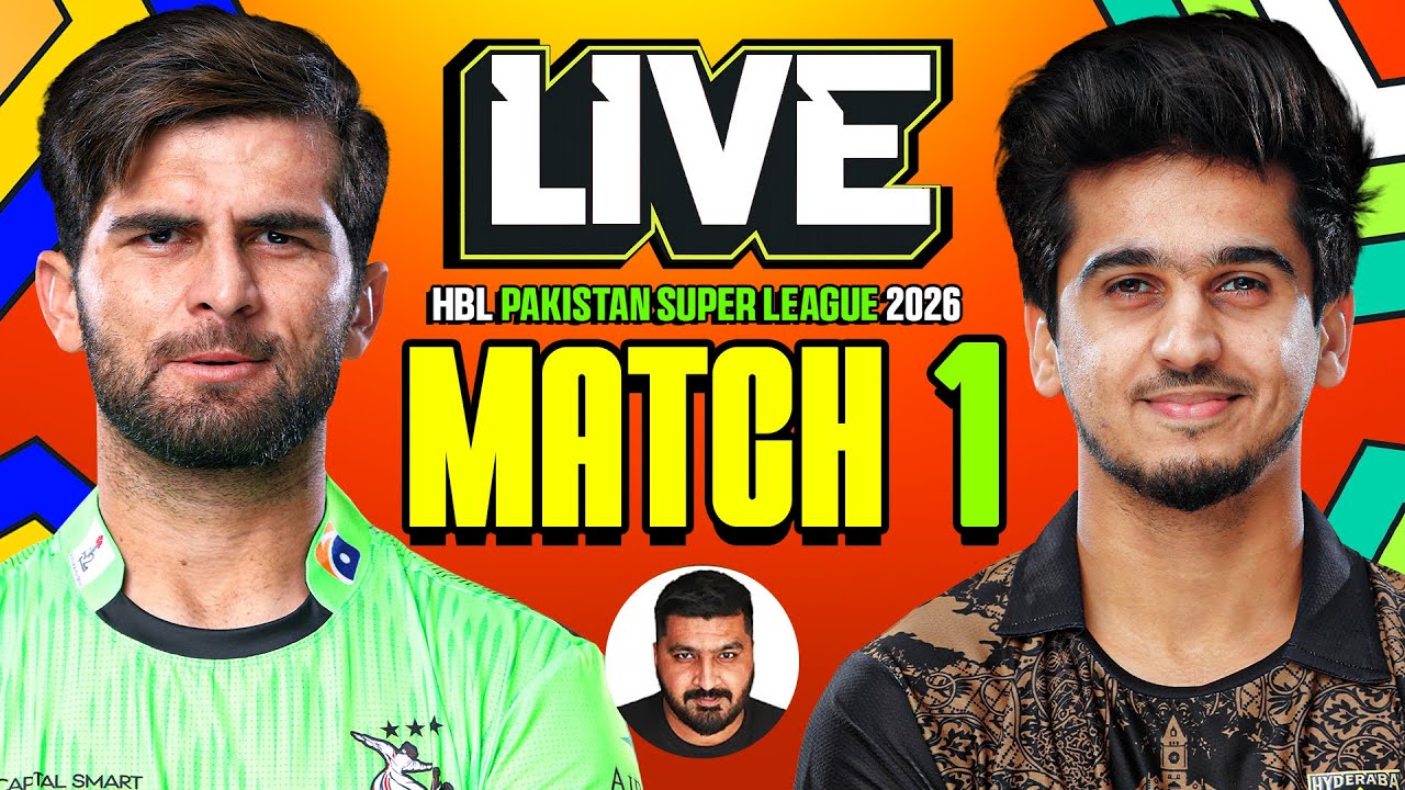 PSL Live Match Today Lahore Qalandars vs Hyderabad Kingsmen | PSL Live 2026 | Watch Party | Match 1