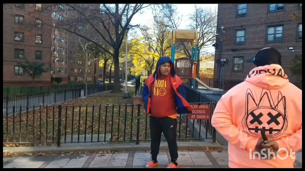 Hassan Campbell gets bottles thrown at him in Bronx River,  pulls out banger