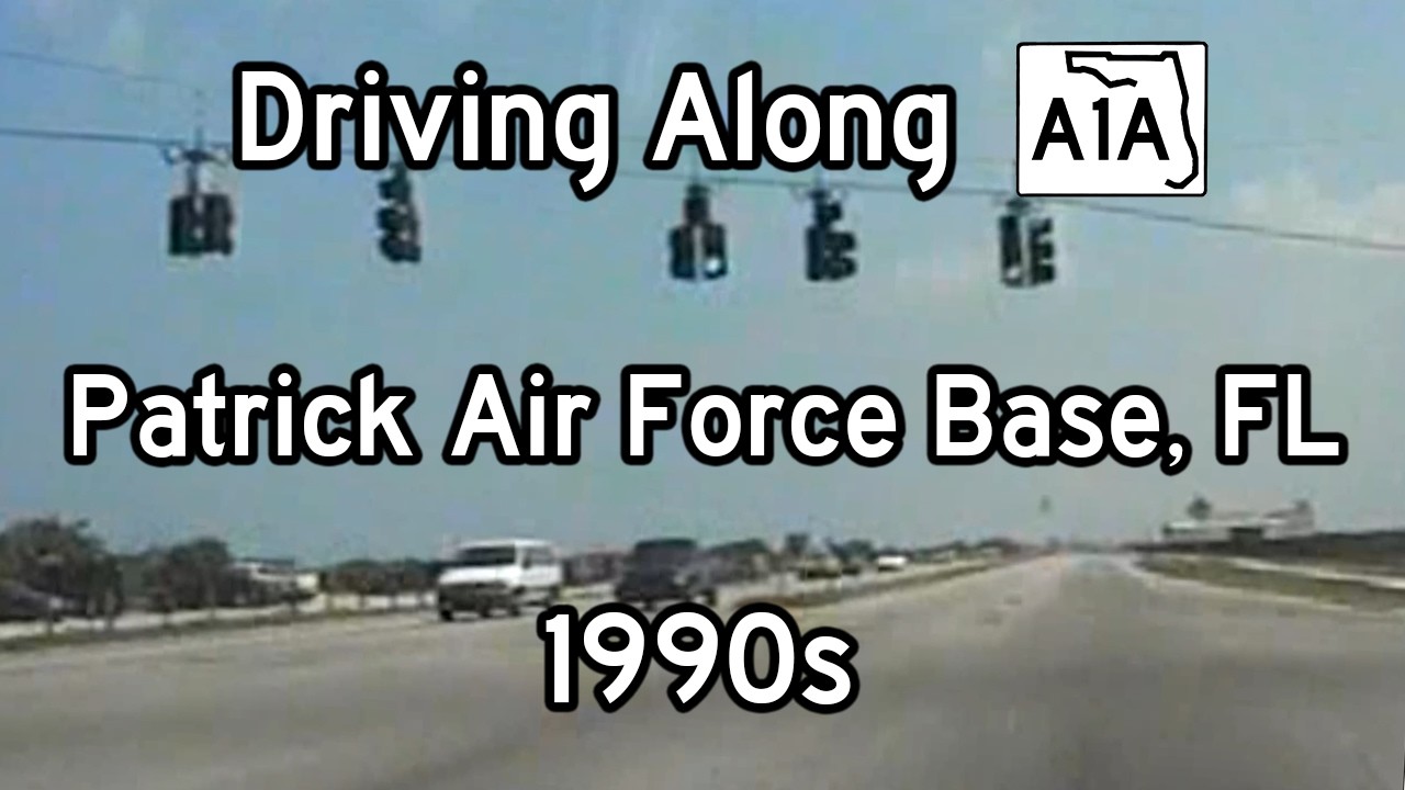 Driving A1A Patrick Air Force Base 1990s (1996)