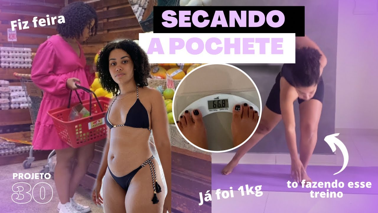 SECANDO A POCHETE NA PRÁTICA! EP2 eliminei 1kg