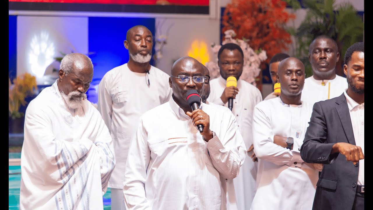 VICE PRESIDENT OF GHANA DR. MAHAMUDU BAMUMIA SEEKS FAVOUR FROM GOD AGAINST UPCOMING GHANA ELECTION