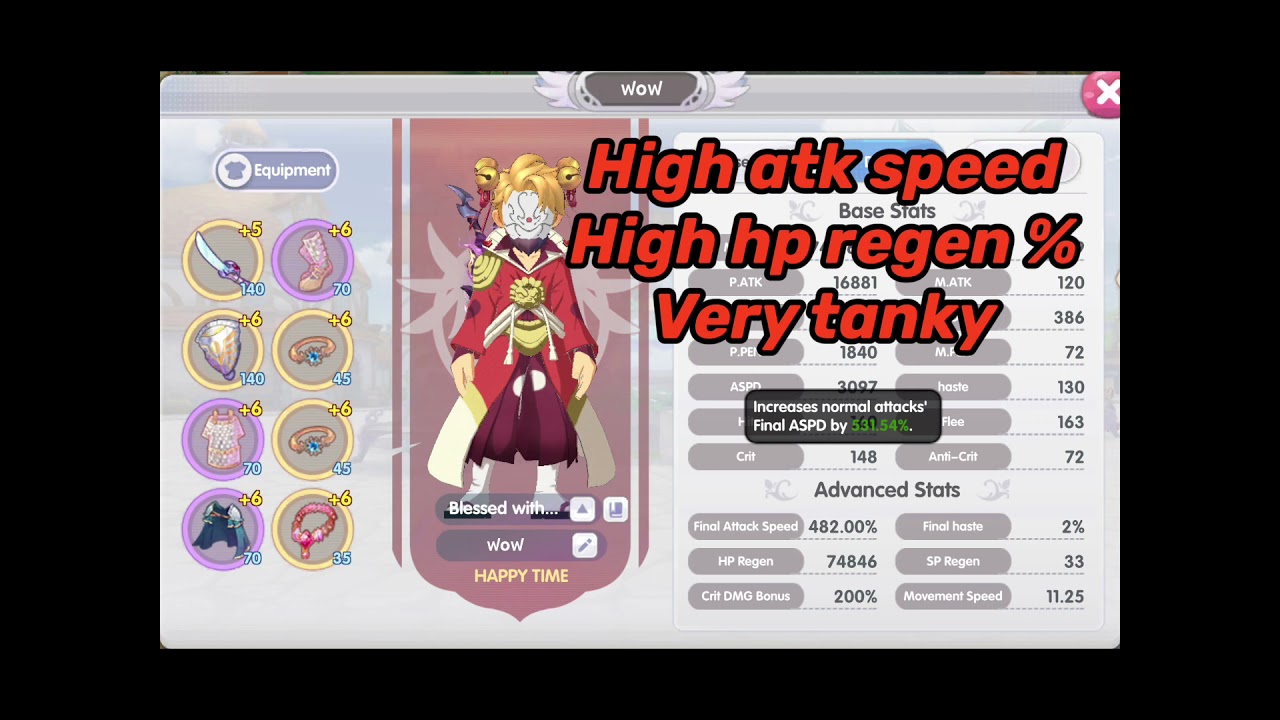 TANK ATK SPEED BUILD REVIEW | SUPER SAIYAN