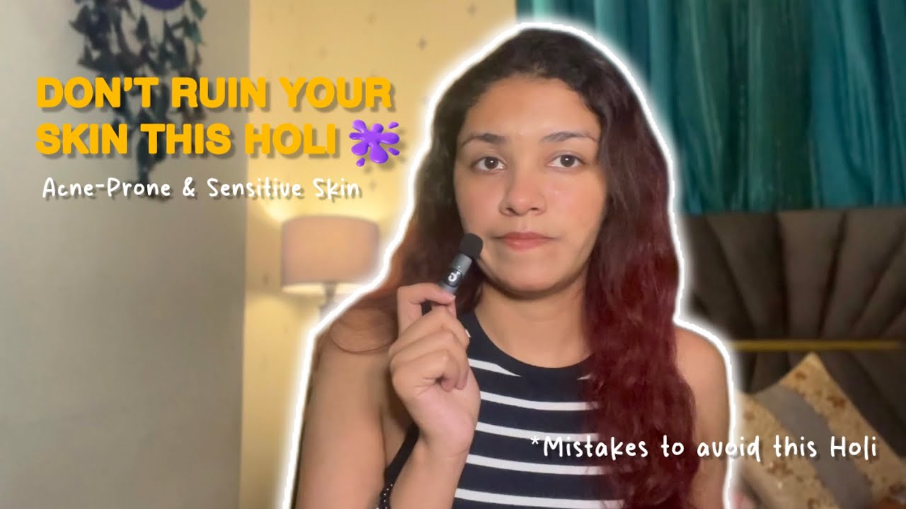 Holi Skincare: What To Do Before & After | Avoid These Mistakes🫟 #holi #skincaremistakes 