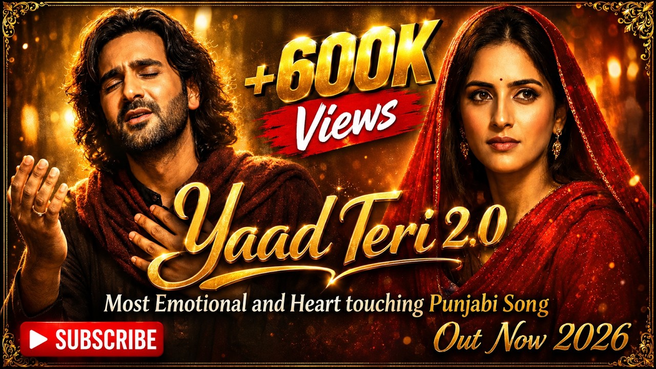 Yaad Teri 2.0 ( یاد تیری)|Most Emotional Heart Touching Sad Punjabi Song|Soulful Punjabi Song 2026