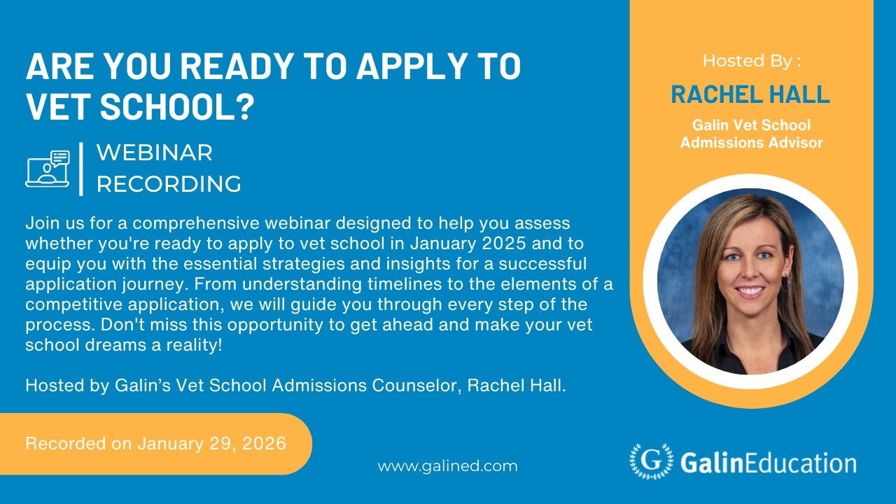 Are you ready to apply to vet school?