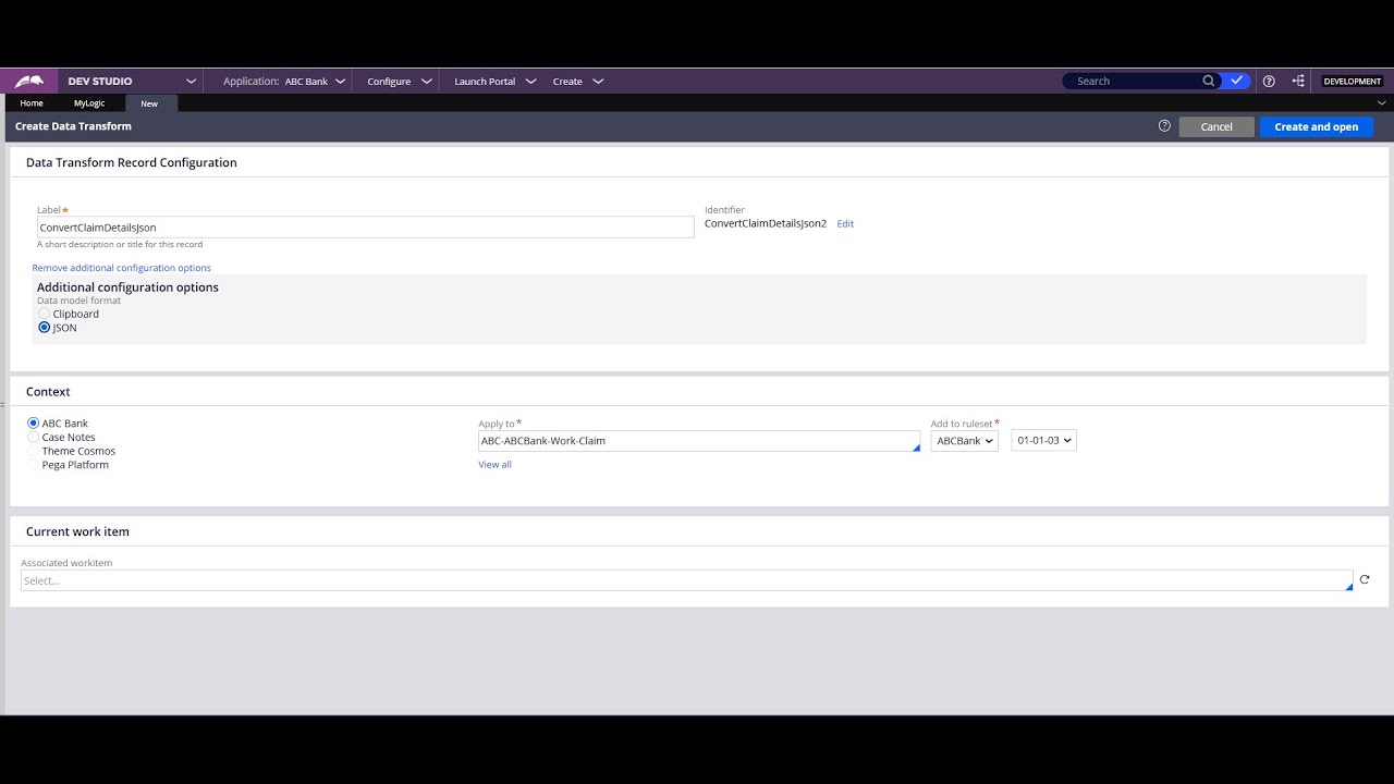 Convert JSON string to Page in Pega using Data Transform | Pega Tutorial for Beginners