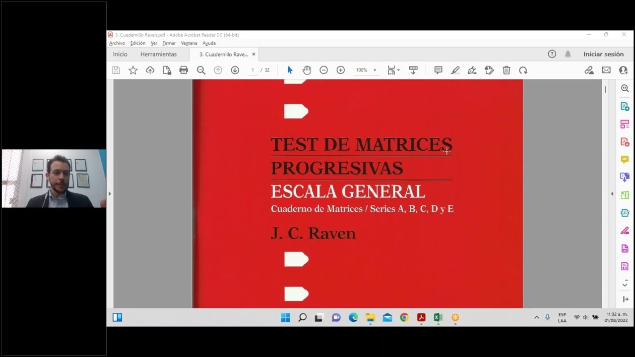 RAVEN Prueba psicométrica para coeficiente intelectual