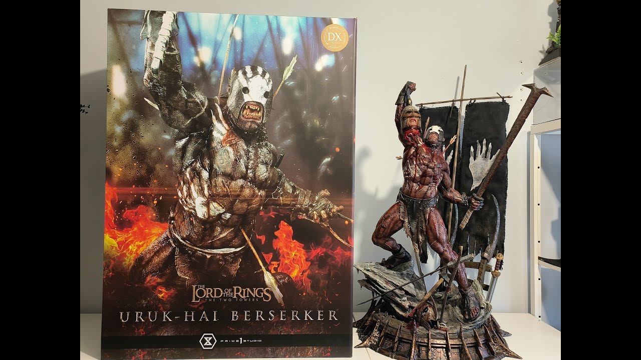 Prime 1 Studio Uruk Hai Berserker 1/4 Statue lord of the rings señor anillos Unboxing review español