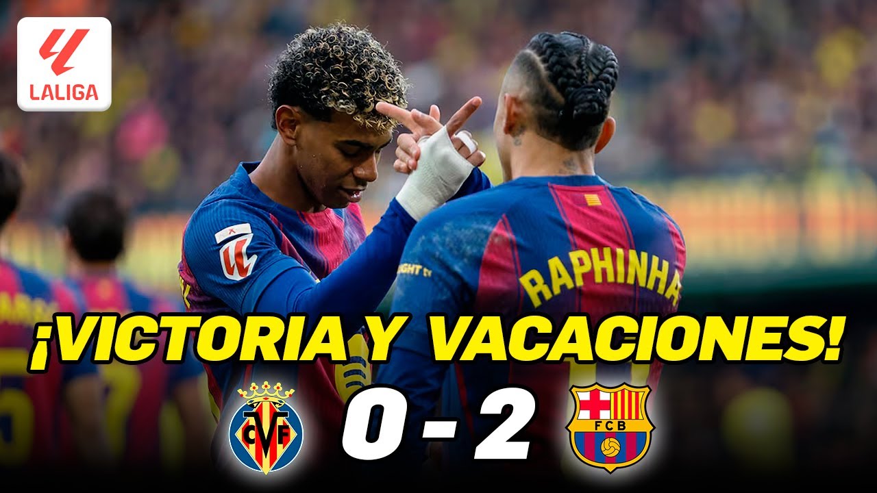 VICTORIA Contundente y Somos CAMPEONES de Invierno | VILLARREAL 0-2 BARCELONA | Análisis y Opinión