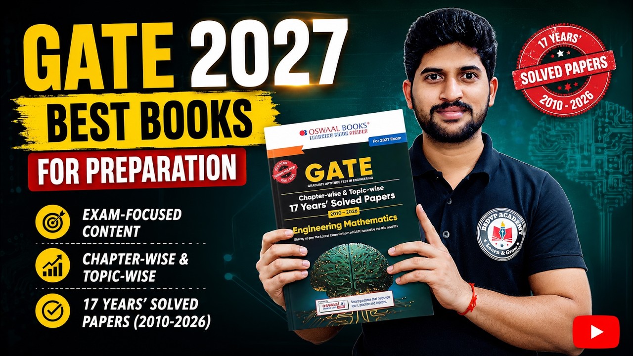Best Books for GATE 2027 Preparation | Top Recommended Books