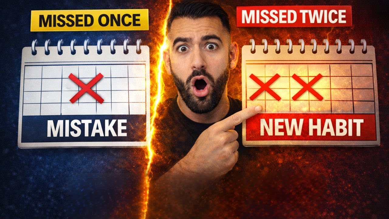 Miss A Habit Twice? You’re Building a New Identity (Do This Instead)