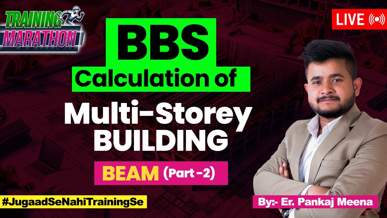 Calculate Bar Banding Schedule of Beam For Multi-Storey Building | BBS of Multi-Storey Building