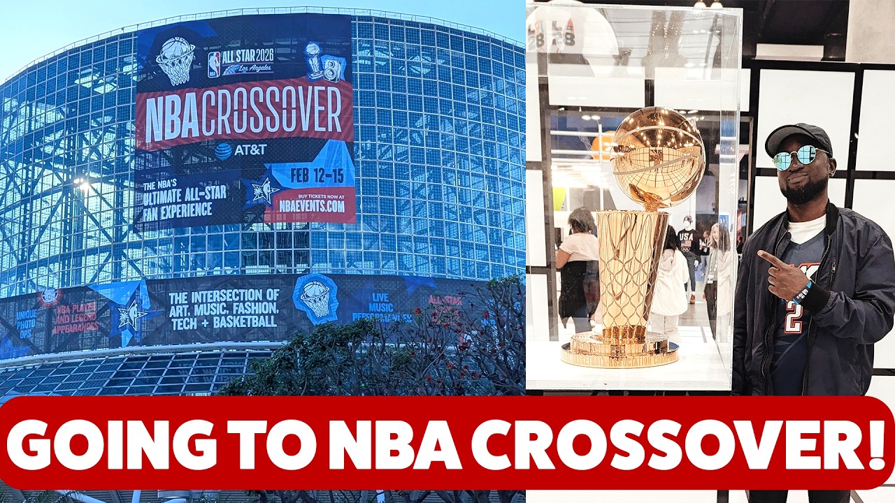 GOING TO NBA CROSSOVER! | FUN NBA ALL STAR WEEKEND 🔥