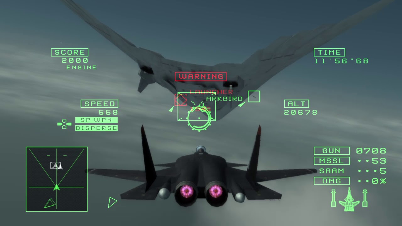 ACE COMBAT™ 5 THE UNSUNG WAR_ Razgriz VS Arkbird
