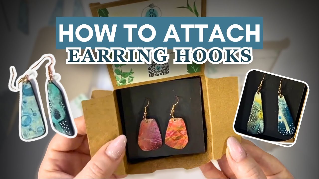 How to add earring hooks to your jewellery designs and how to package them