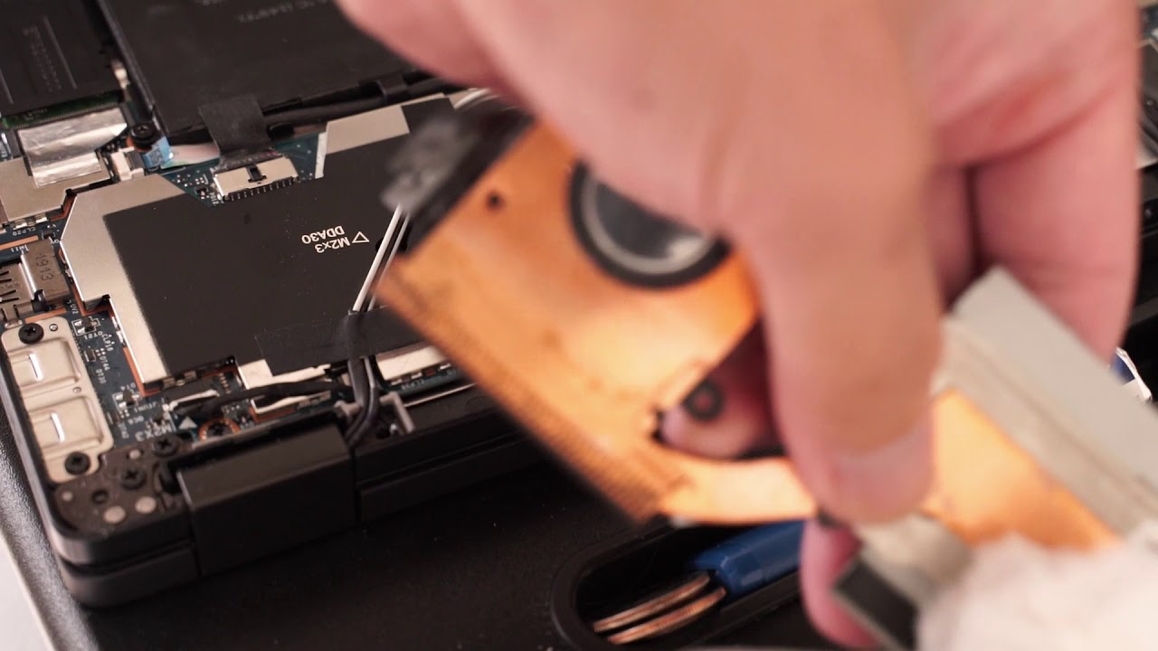 Replacing the thermal paste on my Dell laptop