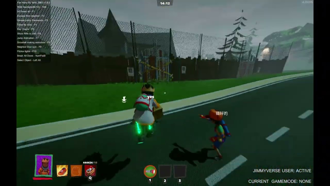 Cheat menu Secret neighbor From JimmyGonsen