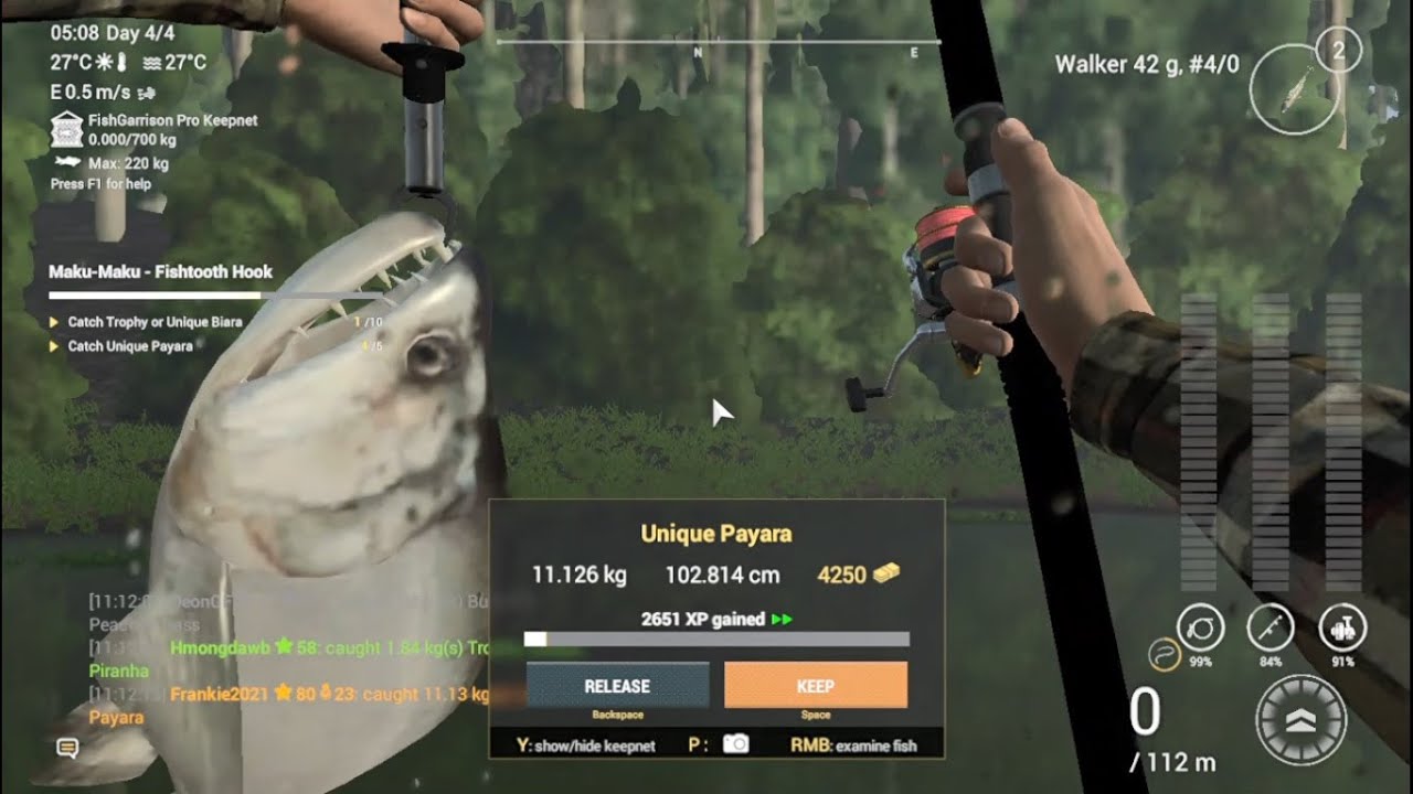 How to catch Unique Payara, Maku Maku Carnivores Competition Guide,  Maku Monster fishtooth mission