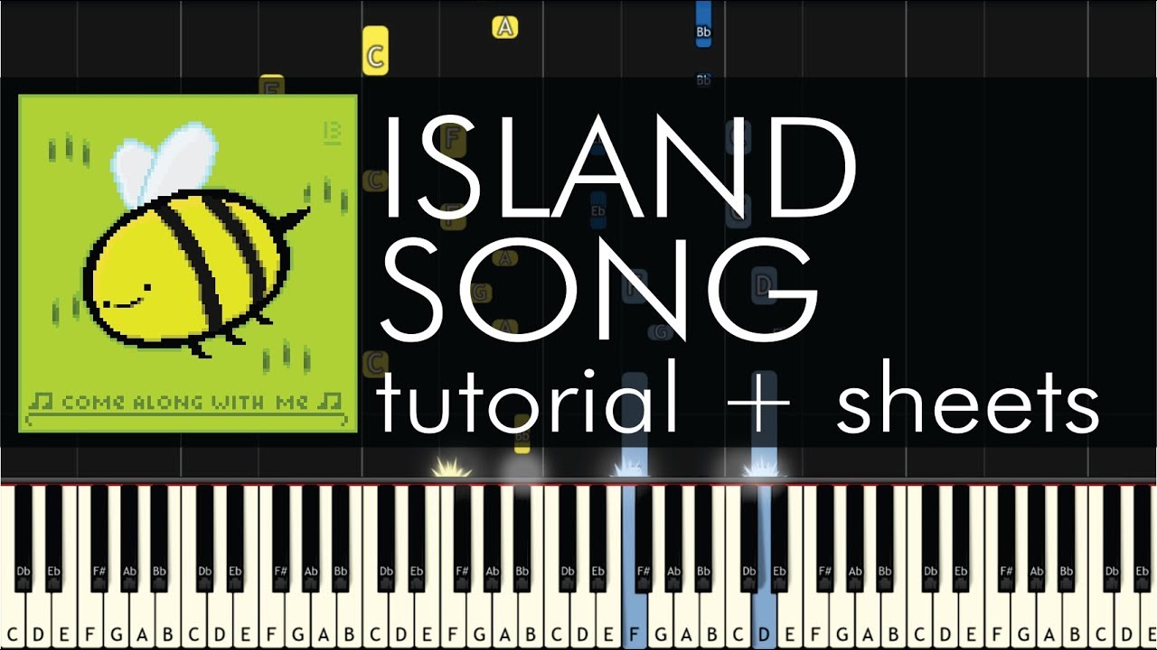 Adventure Time - Island Song (Come Along with Me) - Piano Tutorial + Sheets