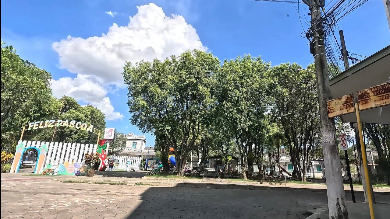 Aimor&eacute;s MG: Centro, Pra&ccedil;a, Esta&ccedil;&atilde;o em 4K