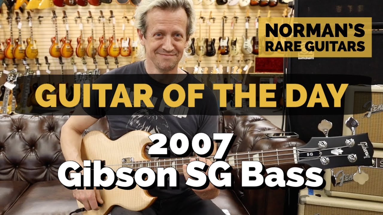 Guitar of the Day: 2007 Gibson SG Bass Natural | Greg Coates at Norman's Rare Guitars