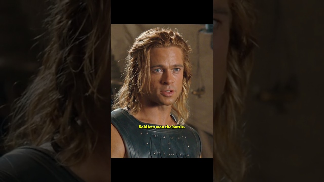History remembers kings! Not soldiers #troy #achilles #bradpitt #briancox #greekmythology #agamemnon