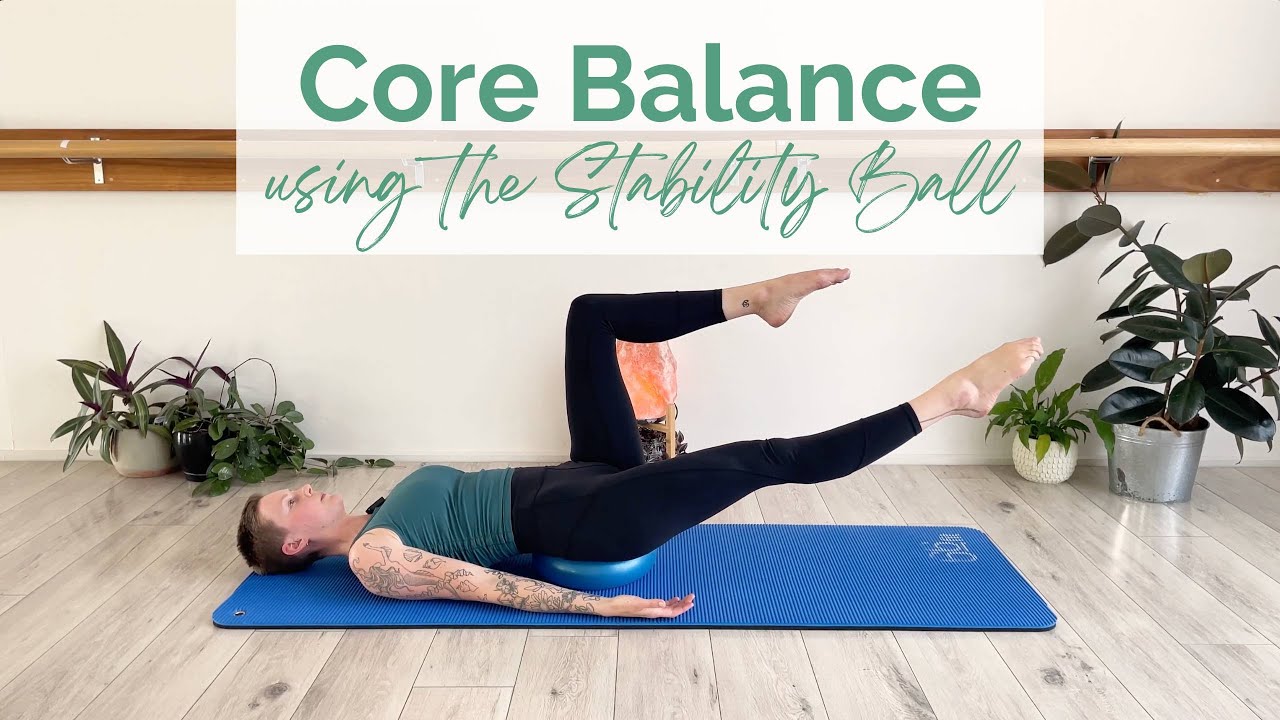Mat Pilates Core Balance Routine | using the Stability Ball